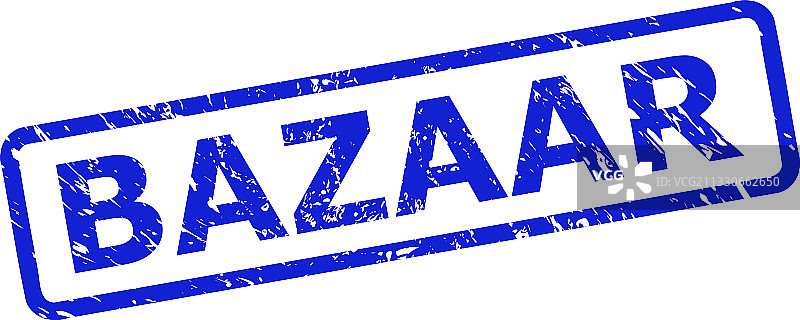 带有刮擦纹理的集市印章图片素材