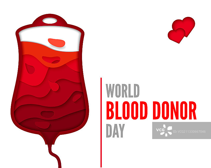 世界献血日海报或邀请函图片素材