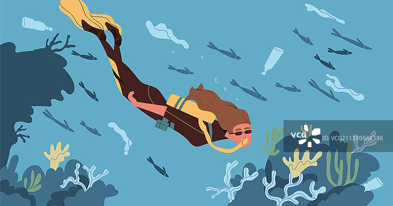 生态灾难与水污染图片素材