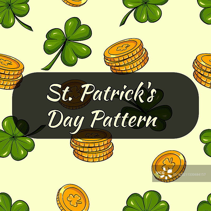 圣帕特里克节图案图片素材