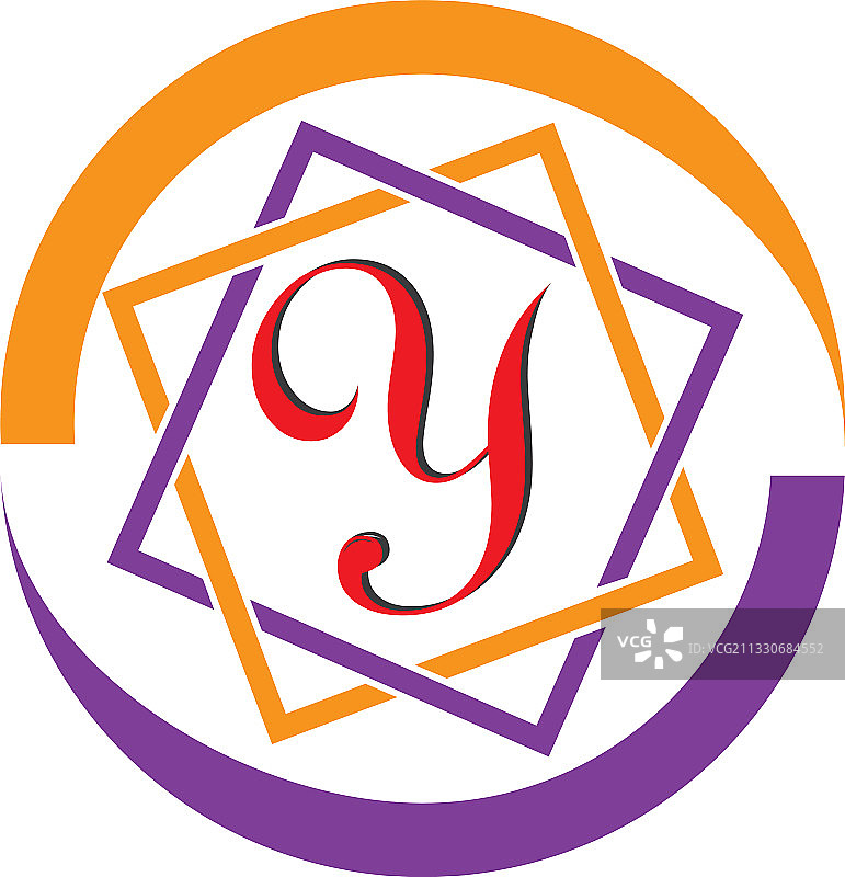 字母Y商业抽象联合logo图片素材