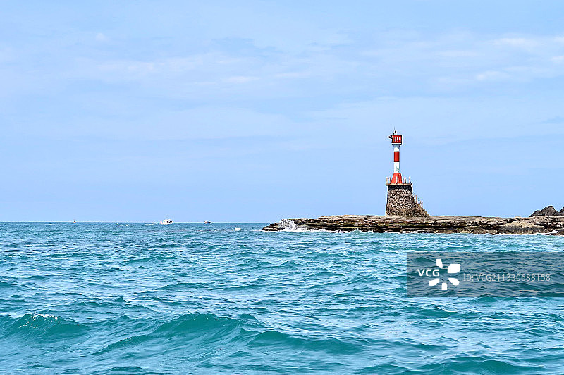 海上灯塔图片素材