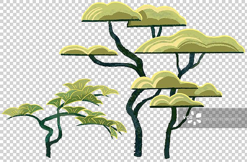 国风松树图片素材