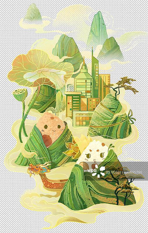 端午粽山1图片素材