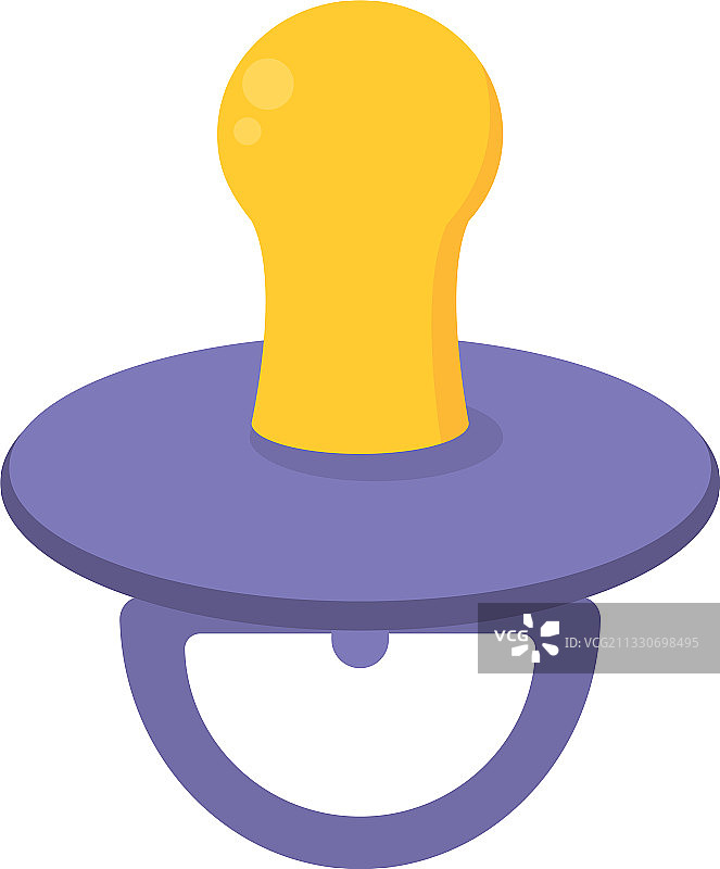 彩色奶嘴图标设计图片素材