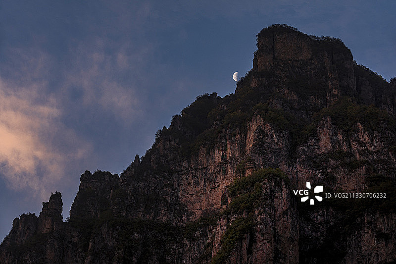 太行山晨曦图片素材