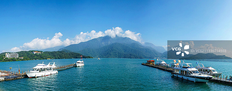 日月潭图片素材