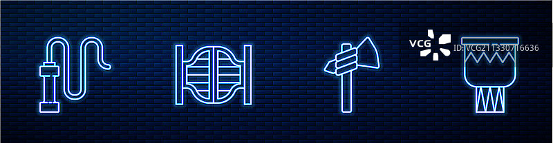 单线条战斧皮鞭酒吧门素材图片素材