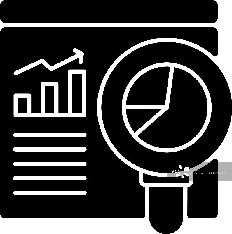 网站分析师黑色标志图片素材