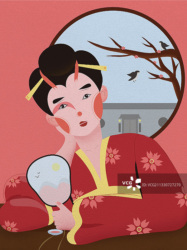 古风-窈窕淑女图片素材