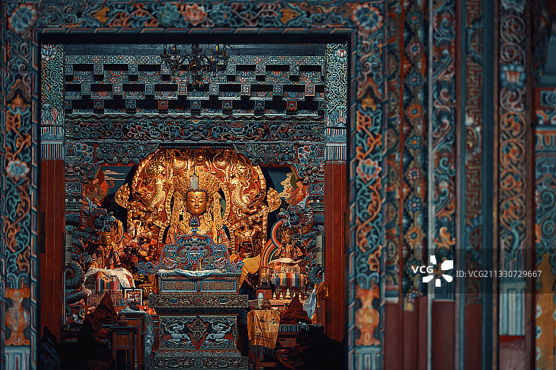 康坞大寺 凉山图片素材