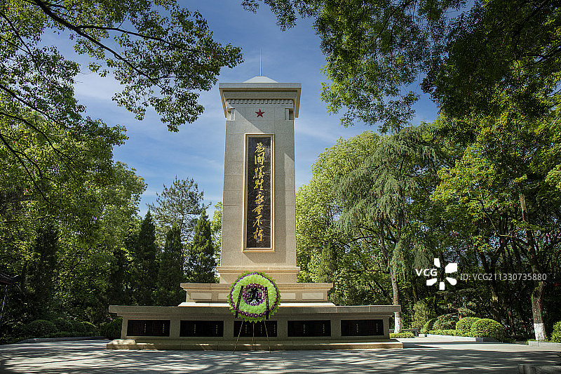 万象山公园 革命纪念碑丽水图片素材
