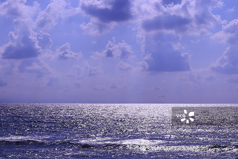 大海对天空的风景图片素材