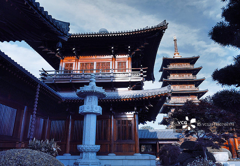 寺庙一角图片素材