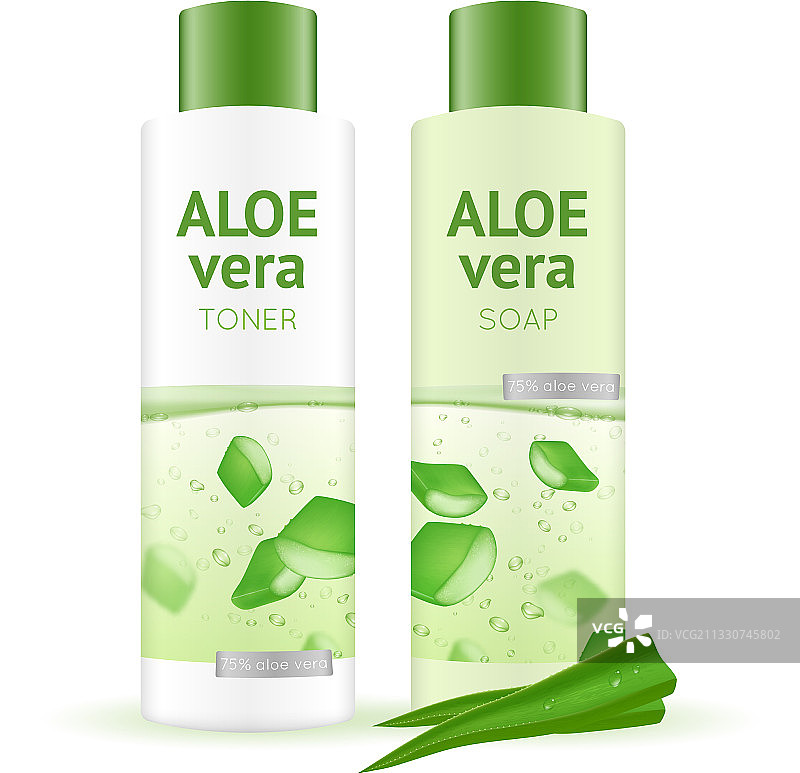 芦荟水背景图片素材