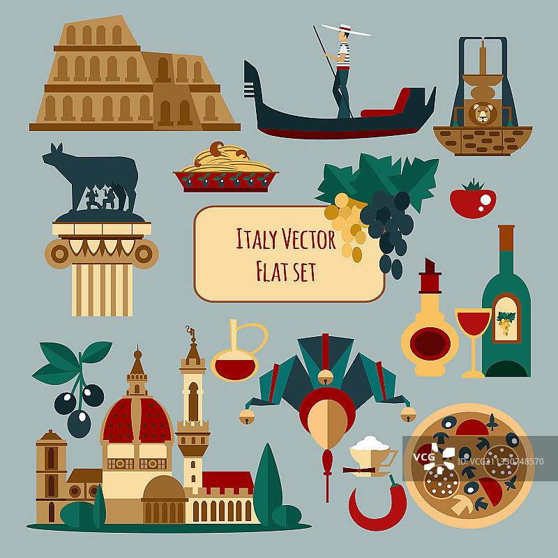 意大利旅游景点合集图片素材