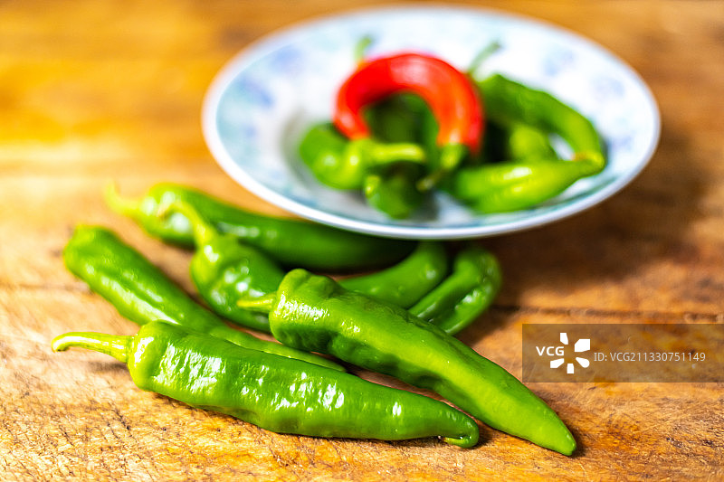 青辣椒照片图片素材