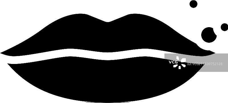 疱疹皮肤病字形图标图片素材