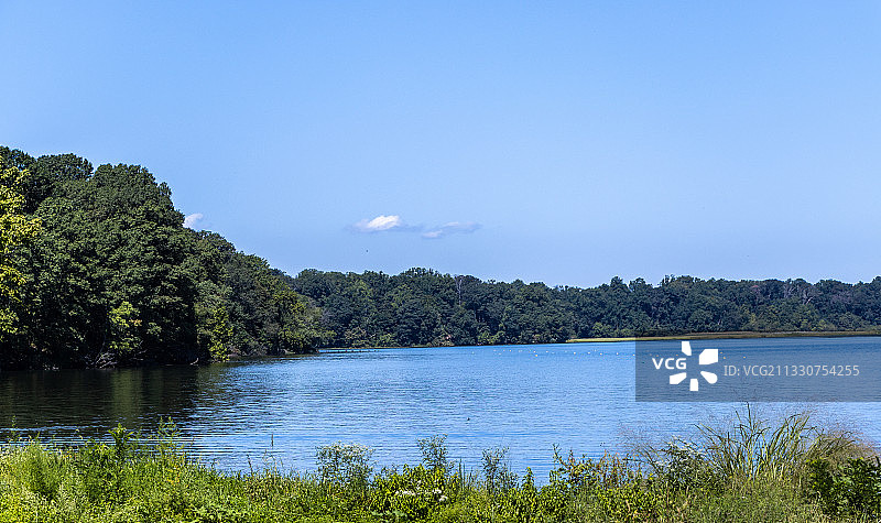 美国马里兰州哈弗尔迪格雷斯的湖泊美景图片素材