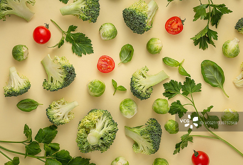 桌子上的水果俯视图图片素材