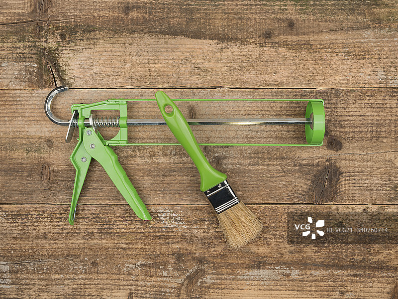 桌上的工作工具俯视图图片素材