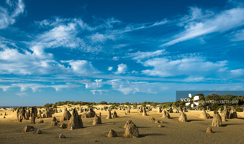 澳大利亚南邦沙漠全景图片素材