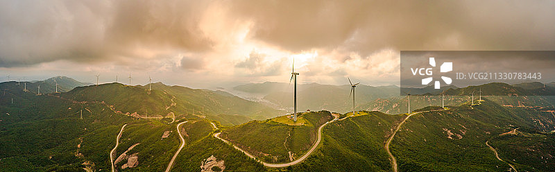 中国广东省江门市台山市上川岛风车山图片素材