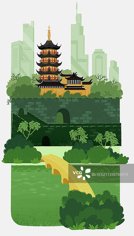 南京鸡鸣寺图片素材