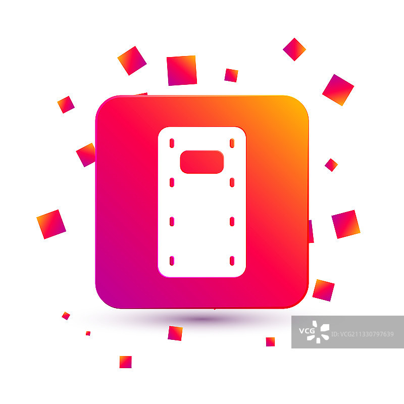 白色军用防暴盾牌图标图片素材