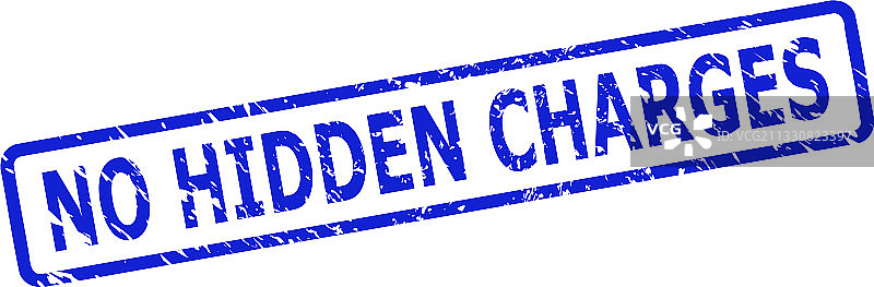 无隐藏费用印章图片素材