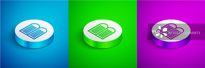 2.5D线条戒律图标图片素材