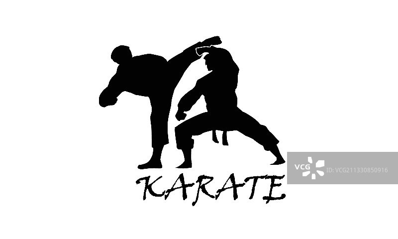 空手道格斗者图片素材