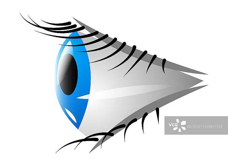 图形风格数字艺术中的眼睛图片素材