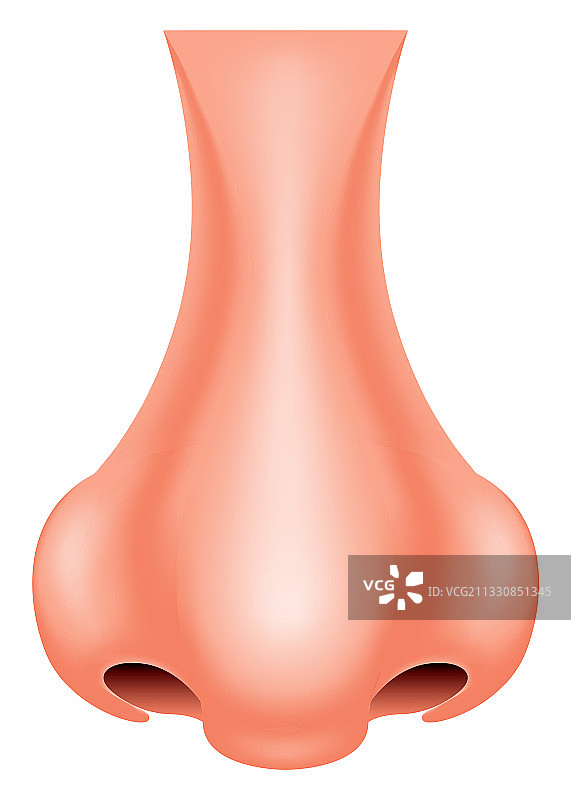 渐变风格数字艺术鼻子图片素材