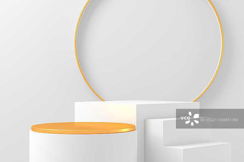 3D现代电商展览空间图片素材