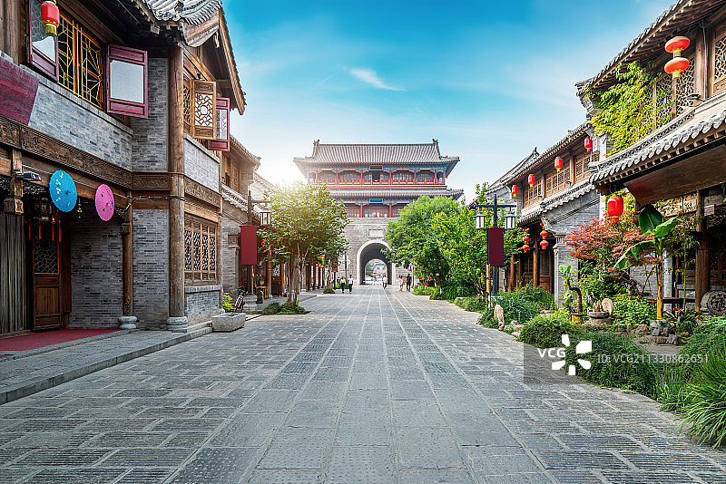 山东青州古城风光图片素材