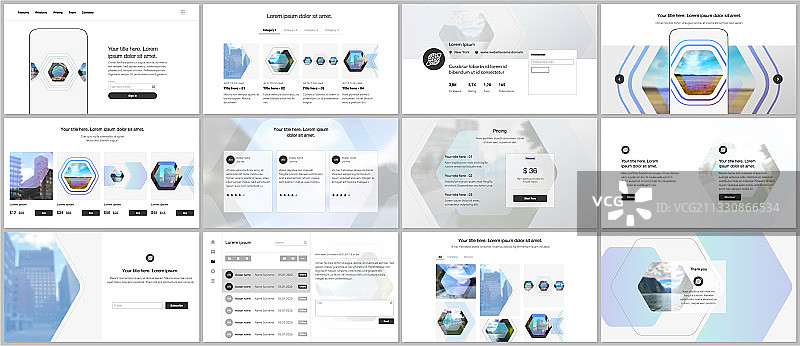 网站设计演示的模板图片素材