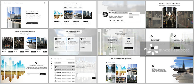 网站设计演示的模板图片素材