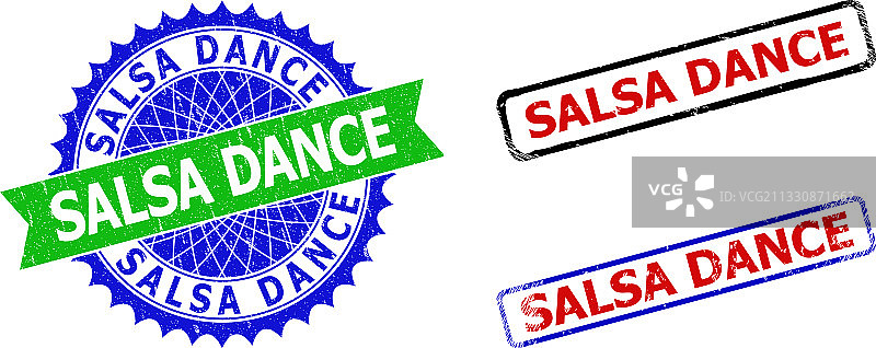 莎莎舞花结和矩形双色设计图片素材