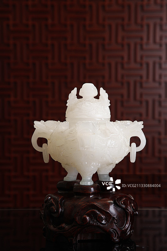 玉雕香炉图片素材