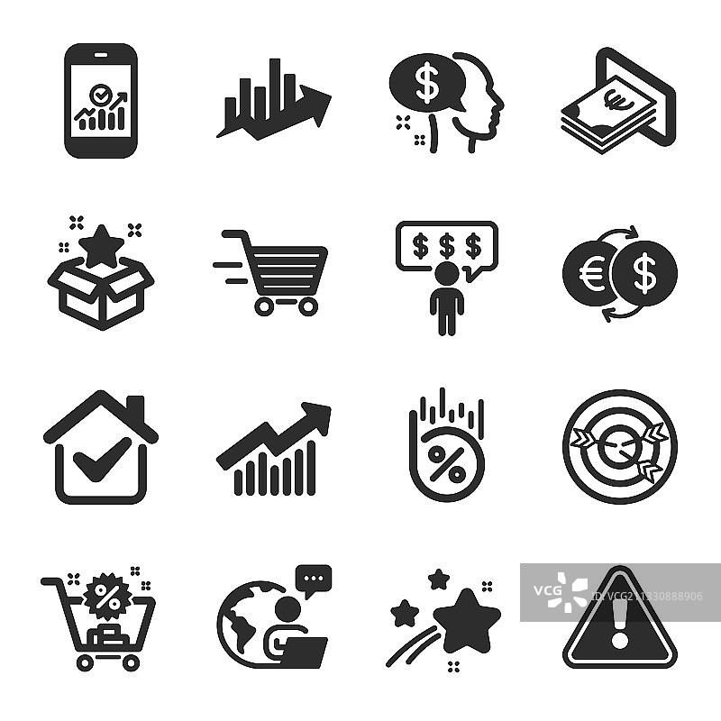 忠诚度计划等金融图标图片素材