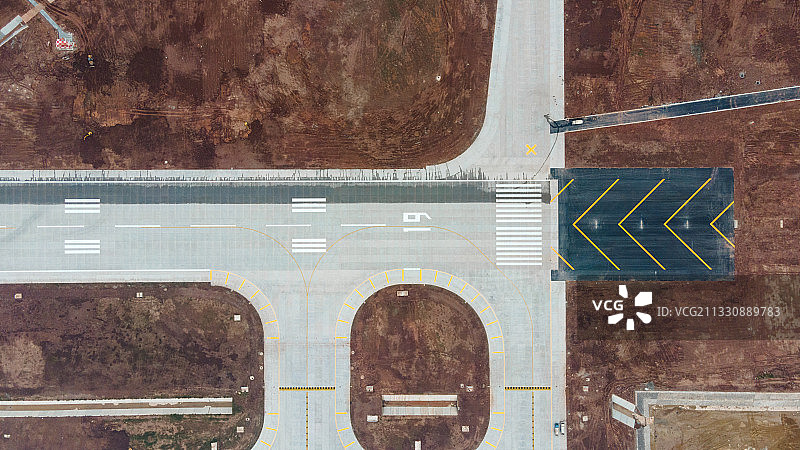 建设期间的天府国际机场图片素材