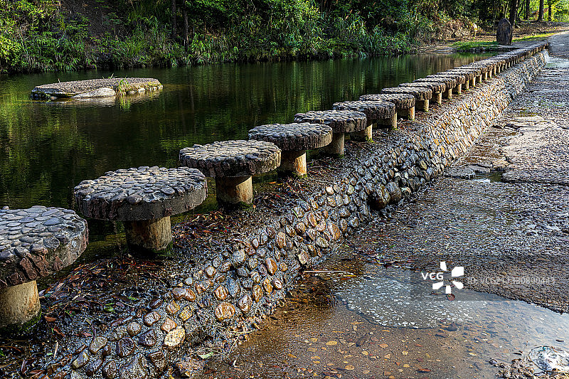 水坝 十万大山国家森林公园 防城港图片素材