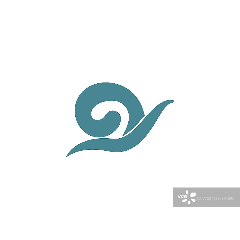 蜗牛Logo图标设计图片素材