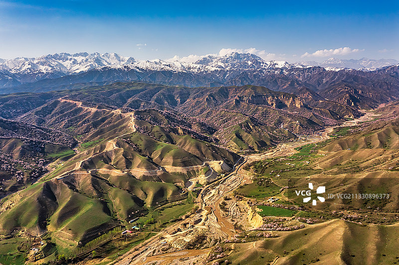 新疆福寿山杏花沟（大西沟）图片素材