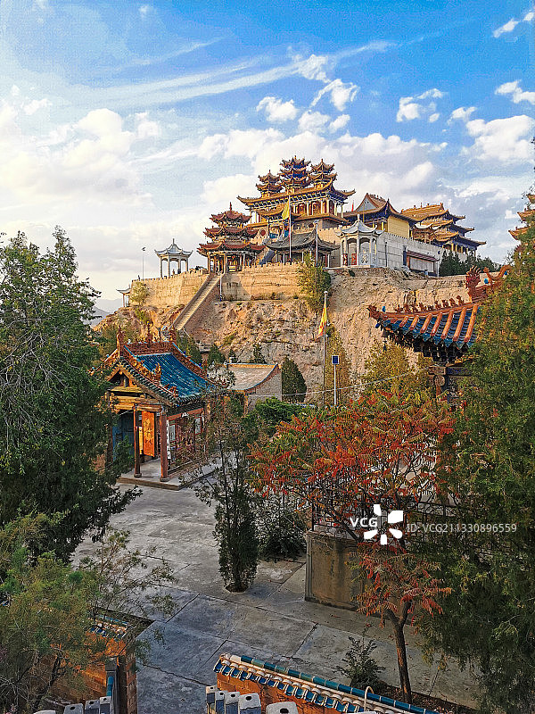 甘肃靖远 北武当山图片素材