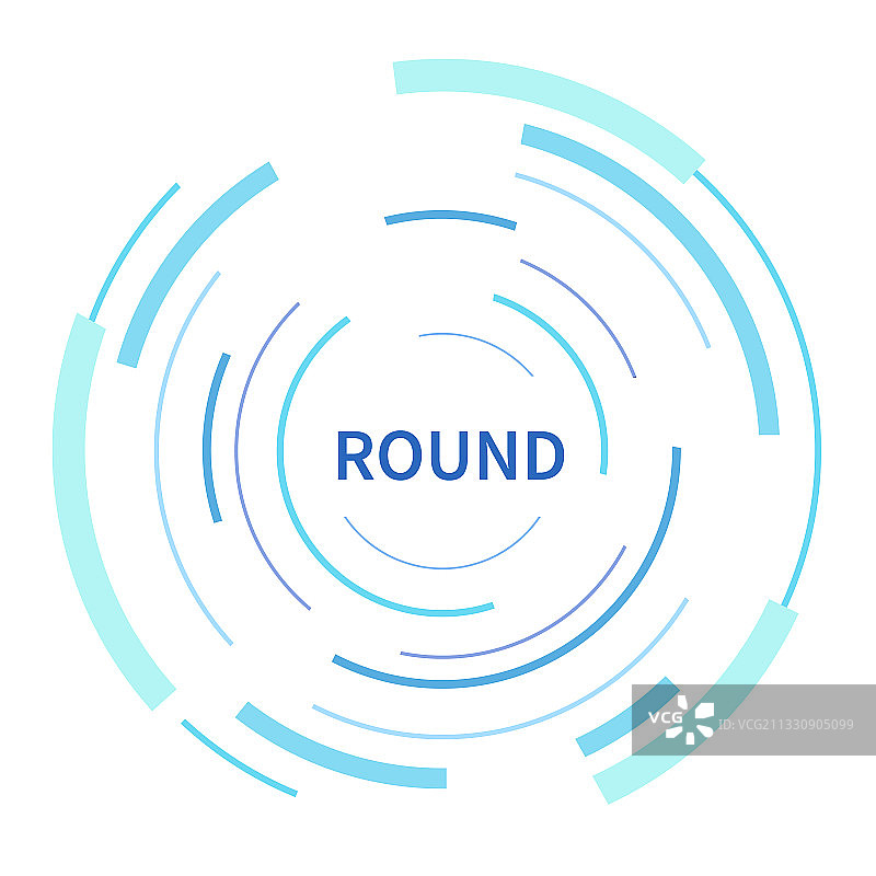 彩色圆圈线条抽象背景图片素材