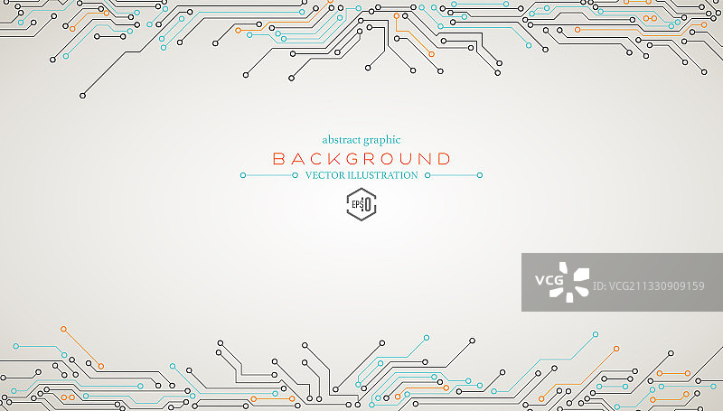计算机硬件芯片主板半导体集成电路图，抽象高科技数字信息化背景图片素材