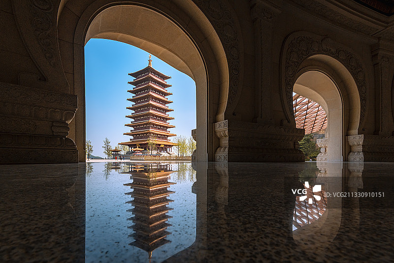 佛顶圣境--南京牛首山佛顶宫风光图片素材