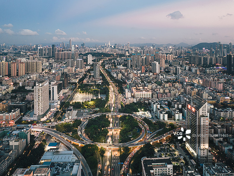 深圳宝安中心区图片素材